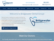 Tablet Screenshot of bridgewaterdentalgroup.com